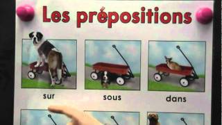 CHANTE AVEC MOI Les prépositions SING WITH ME Prepositions [upl. by Gulgee]