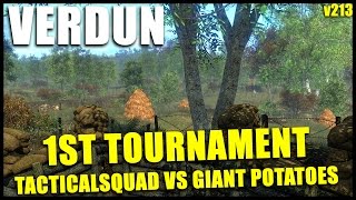 Verdun 1st Tournament ► TacticalSquad vs Giant Potatoes 12  Gameplay German [upl. by Gnihc229]