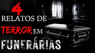 OS RELATOS MAIS ASSUSTADORES OCORRIDOS EM FUNERÁRIAS  HISTÓRIAS DE TERROR REAIS [upl. by Anwahsiek]