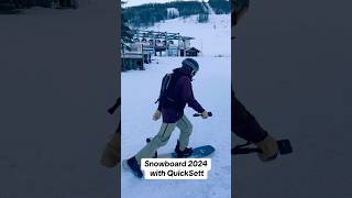 Snowboard 2024 with QuickSett  snowboarding new snowboard snow [upl. by Haveman]