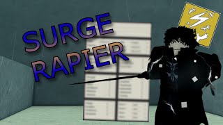 The BEST Thunder Rapier Surge Build  Deepwoken [upl. by Ttergram850]