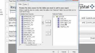 Adding Existing Tables to the Report Builder [upl. by Ralat749]