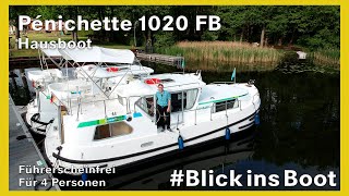 Pénichette 1020 FB von Locaboat  Bootsrundgang [upl. by Bigford]