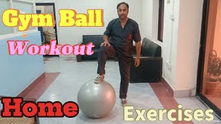 Big Gym CP Ball Swiss physio stability yoga Ball Gym workout exercises Home [upl. by Ruhtra931]