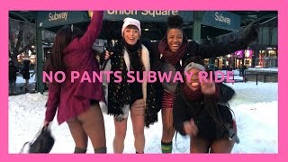 No Pants Subway Ride 2018 NYC  una giornata in mutande [upl. by Wye]