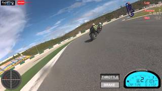 Portimao 23rd March 2013 Track Day  Day 2 Session 5 2006 Kawasaki ZX10R [upl. by Llehsram]