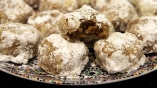 Walnut Ghriba  Moroccan Cookie gluten free Recipe  CookingWithAlia  Episode 222 [upl. by Yauqaj]