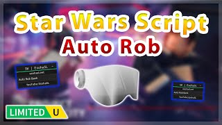 UGC LIMITED STAR WARS Project Vardos City  Auto Rob Bank Script [upl. by Yrak]