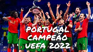 UEFA FUTSAL EURO 2022  PORTUGAL 4 X 2 RÚSSIA  FINAL [upl. by Aihcela]