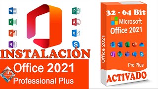 👑✌️INSTALACIÓN DE MICROSOFT OFFICE 2021  2019  ACTIVADOR en ESPAÑOL👍✌️ [upl. by Aekim]