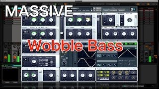 Wobble Bass（ワブルベース）の作り方 《Massive 使い方》（Sleepfreaks DTMスクール） [upl. by Arataj]