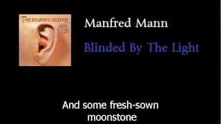 Manfred Mann  Blinded by the light  w lyrics [upl. by Mukul]