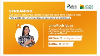 ¿Sabes cómo calcular tus aportes a Seguridad Social como Independiente [upl. by Cathee]