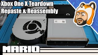 Xbox One X  Teardown Repaste amp Reassembly Guide [upl. by Lark]