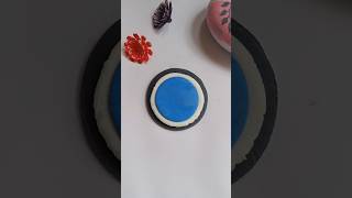 Satisfying evil eye clay art dry clay art clayart art trending shorts viral [upl. by Yevreh693]