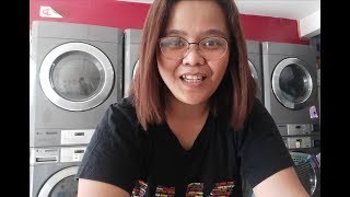 HOW TO DO LAUNDRY at a LAUNDROMAT  Wash Dry and Fold [upl. by Trev901]