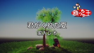 【カラオケ】君がくれた夏  家入レオ [upl. by Ojillek]