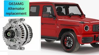 G63 AMG Alternator replacement [upl. by Zamora]