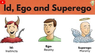 Id ego superego in psychology  Freud’s theory of personality in hindi  Examples  Class 12 [upl. by Aiehtela]