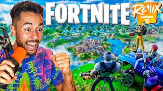 REACCIONANDO A FORTNITE CAPÍTULO 2 REMIX  TheGrefg [upl. by Aggappora4]