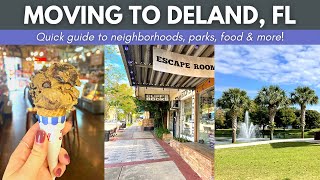 Moving to Deland Florida  Your Guide to Neighborhoods Schools amp More   Deland Florida Tour [upl. by Castera593]