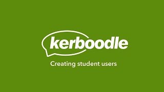 Kerboodle Administrators Creating new students and year groups [upl. by Eliseo]