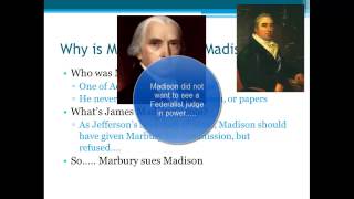 APUSH Review Marbury v Madison and Judicial Review [upl. by Elocon776]