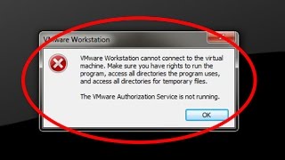 How to fix The VMware Authorization Service is not running [upl. by Turoff]