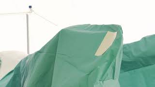 Draping instructions for the BARRIER Laparoscopy drape [upl. by Glenn]