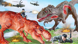 Last Blockbuster Dinosaur T rex Attack  Trex Chase 5  Adventure Rexy  Dinosaur  Rexy Films [upl. by Denman]