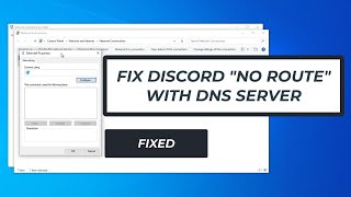 Fix Discord quotNO ROUTEquot With DNS Server  2023 [upl. by Marketa]