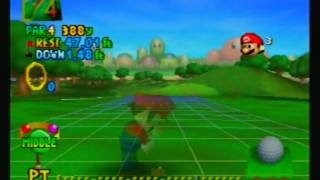 Mario Golf  1998  Ring Shot Course 1 [upl. by Berner]