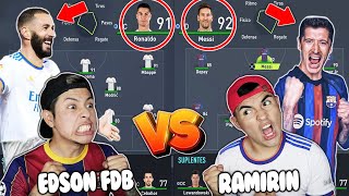 RAMIRIN vs EDSON FDB ¡DUELO de MODO CARRERA PARTIDO DEFINITIVO 😱 BARCA vs REAL MADRID [upl. by Palgrave]