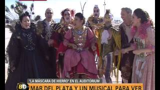 “La máscara de Hierro” musical imperdible en Mar del Plata  Telefe Noticias [upl. by Malcom227]