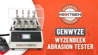 GenWyze  Wyzenbeek Abrasion Tester  ASTM D4157  NextGen Material Testing [upl. by Kra]