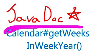 Java でのCalendarクラスのgetWeeksInWeekYearメソッドを使ってみました。現在の年には何週間あるかを返します。 [upl. by Alleda749]