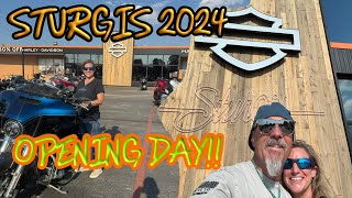 🚨🔥🇺🇸 STURGIS 2024 OPENING DAY sturgisrally baggerzlife [upl. by Rehteh]