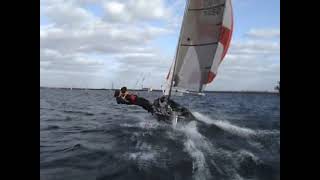 International 14 Skiff Sailing [upl. by Rabka]