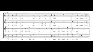 Hans Leo Hassler  Cantate domino score [upl. by Nora200]