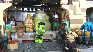 Lego Jabba’s Palace Stop Motion [upl. by Imoyn109]