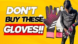 WHAT THE HELL ADIDAS PREDATOR PRO ACCURACY GOALKEEPER GLOVE REVIEW [upl. by Ecnadnak]