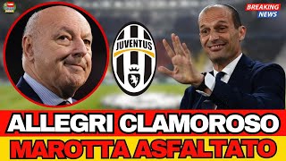 ALLEGRI ASFALTA MAROTTA Ecco le sue clamorose parole [upl. by Eiveneg]