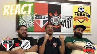 REACT SÃO PAULO 5 X 1 INTER DE LIMEIRA TRICOLOR GOLEIA EM NOITE MÁGICA [upl. by Rina]