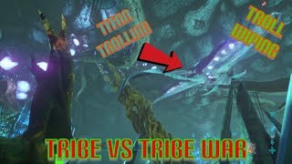 TROLLING WITH TITANS TRIBE VS TRIBE WAR WOOKIES VS TNB ARK OFFICIAL PVP [upl. by Ainad]