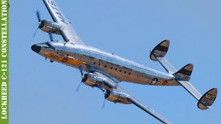 Lockheed C121 Constellation  aircraft  HD [upl. by Anisamoht]