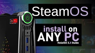 SteamOS 3 INSTALL on ANY PC Best Gaming Distro [upl. by Enovaj]