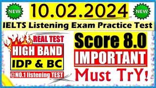 IELTS LISTENING PRACTICE TEST 2024 WITH ANSWERS  10022024 [upl. by Vento840]