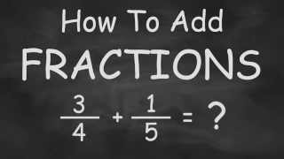 How To Add Fractions  Fast and Easy fraction addition [upl. by Yelhs872]