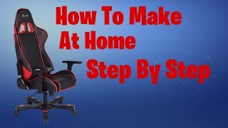 How to make your own gaming chair at home Step by step [upl. by Adnawuj]