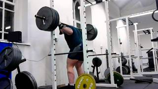 Darren Mcillorum 220kg beltless squat [upl. by Adaline789]